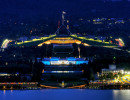 act parliament house at night