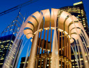 nsw fountain at night