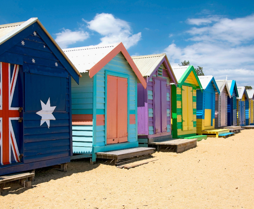 vic beach huts brighton beach melb